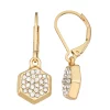 Nine West Hexagon Drop Earrings 2 Nine West Hexagon Drop Earrings -Nine West shop 5769782