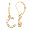 Nine West Initial "C" Drop Earrings -Nine West shop 5771511