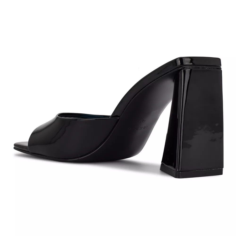 Nine West You Go Women's Heeled Slide Sandals 10 Nine West You Go Women's Heeled Slide Sandals - Image 8