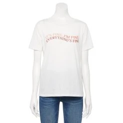 Women's Nine West Crewneck Graphic Tee -Nine West shop 5795642 Everything Is Fine