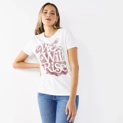 Women's Nine West Crewneck Graphic Tee -Nine West shop 5795642 We Will Rise