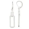 Women's Nine West Silver Tone Metal Drop Earrings