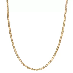Nine West Gold Tone Twisted Collar Necklace