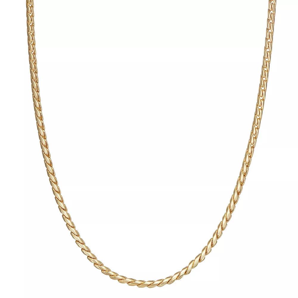 Nine West Gold Tone Twisted Collar Necklace 3 Nine West Gold Tone Twisted Collar Necklace