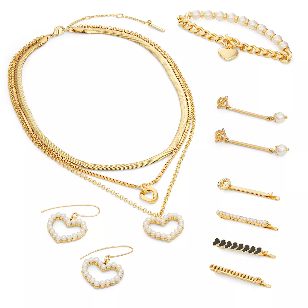 Nine West Gold Tone Simulated Pearl Linear Drop Earrings 5 Nine West Gold Tone Simulated Pearl Linear Drop Earrings - Image 3