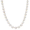 Nine West Gold Tone Crystal Collar Necklace 2 Nine West Gold Tone Crystal Collar Necklace -Nine West shop 5808430
