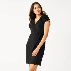 Women's Nine West Dolman Sleeve Wrap Dress 30 Women's Nine West Dolman Sleeve Wrap Dress -Nine West shop 5814810 Mineral Black