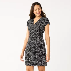 Women's Nine West Dolman Sleeve Wrap Dress 24 Women's Nine West Dolman Sleeve Wrap Dress -Nine West shop 5814810 Scribble Lines