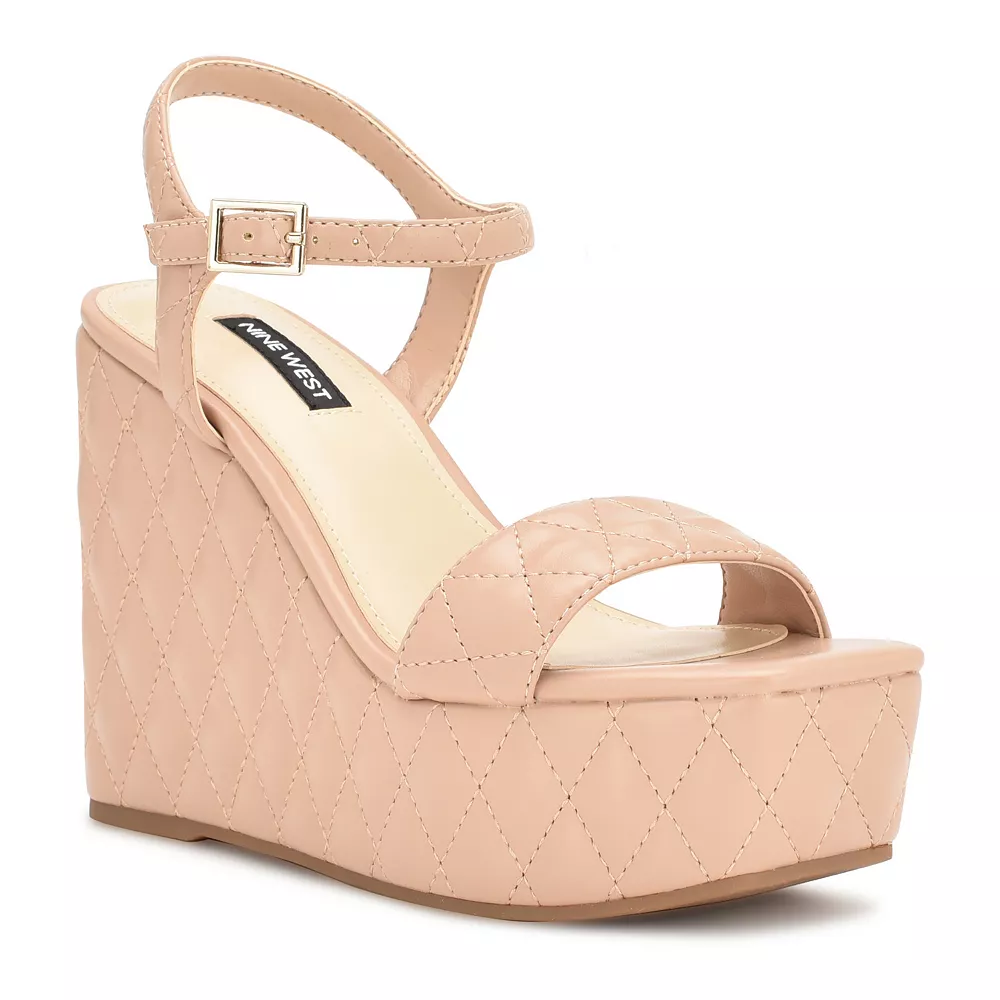 Nine West Nila Women's Platform Wedge Sandals 3 Nine West Nila Women's Platform Wedge Sandals