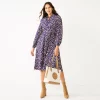 Women's Nine West Midi Shirt Dress