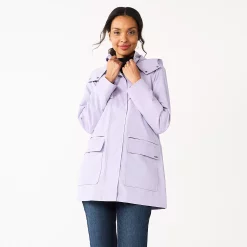 Women's Nine West Mac Hooded Raincoat 9 Women's Nine West Mac Hooded Raincoat -Nine West shop 5853415 Washed Grape