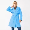 Women's Nine West Updated Trench Coat 2 Women's Nine West Updated Trench Coat -Nine West shop 5853423 Bluette