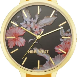 Nine West Women's Flower Dial Strap Watch 12 Nine West Women's Flower Dial Strap Watch -Nine West shop 5857486 ALT2