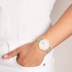 Nine West Women's Faux Leather Strap Watch -Nine West shop 5857490 ALT9