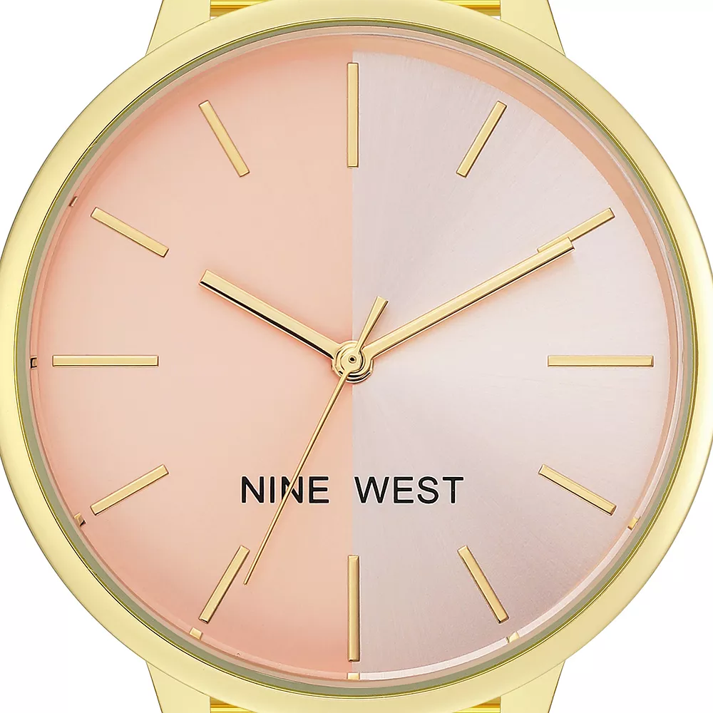 Nine West Women's Split Dial Mesh Watch 7 Nine West Women's Split Dial Mesh Watch - Image 5