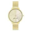 Nine West Women's Split Dial Mesh Watch 2 Nine West Women's Split Dial Mesh Watch -Nine West shop 5857496 Champagne
