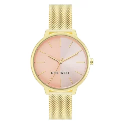 Nine West Women's Split Dial Mesh Watch 12 Nine West Women's Split Dial Mesh Watch -Nine West shop 5857496 Pink