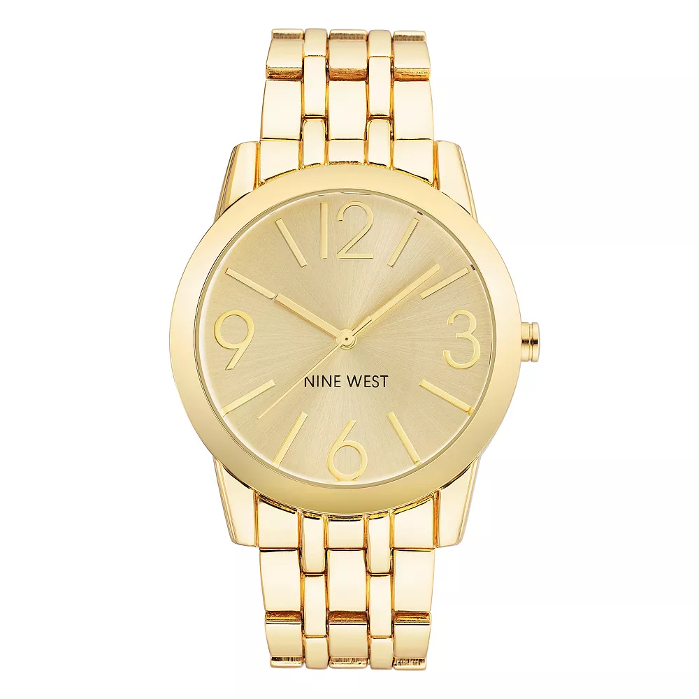 Nine West Women's Gold-Tone Dress Watch 3 Nine West Women's Gold-Tone Dress Watch