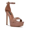 Nine West Goou Women's Platform Dress Sandals 1 Nine West Goou Women's Platform Dress Sandals -Nine West shop 5883459 Medium Natural Patent