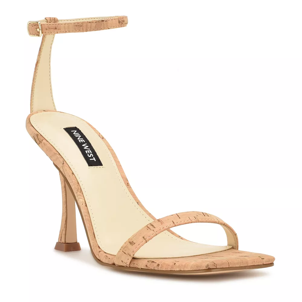 Nine West Yess Women's Leather Heeled Sandals 4 Nine West Yess Women's Leather Heeled Sandals - Image 2