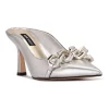 Nine West Sauci Women's Dress Mules 1 Nine West Sauci Women's Dress Mules -Nine West shop 5884055 Silver