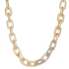 Nine West Gold Tone Link Collar Necklace -Nine West shop 5893194