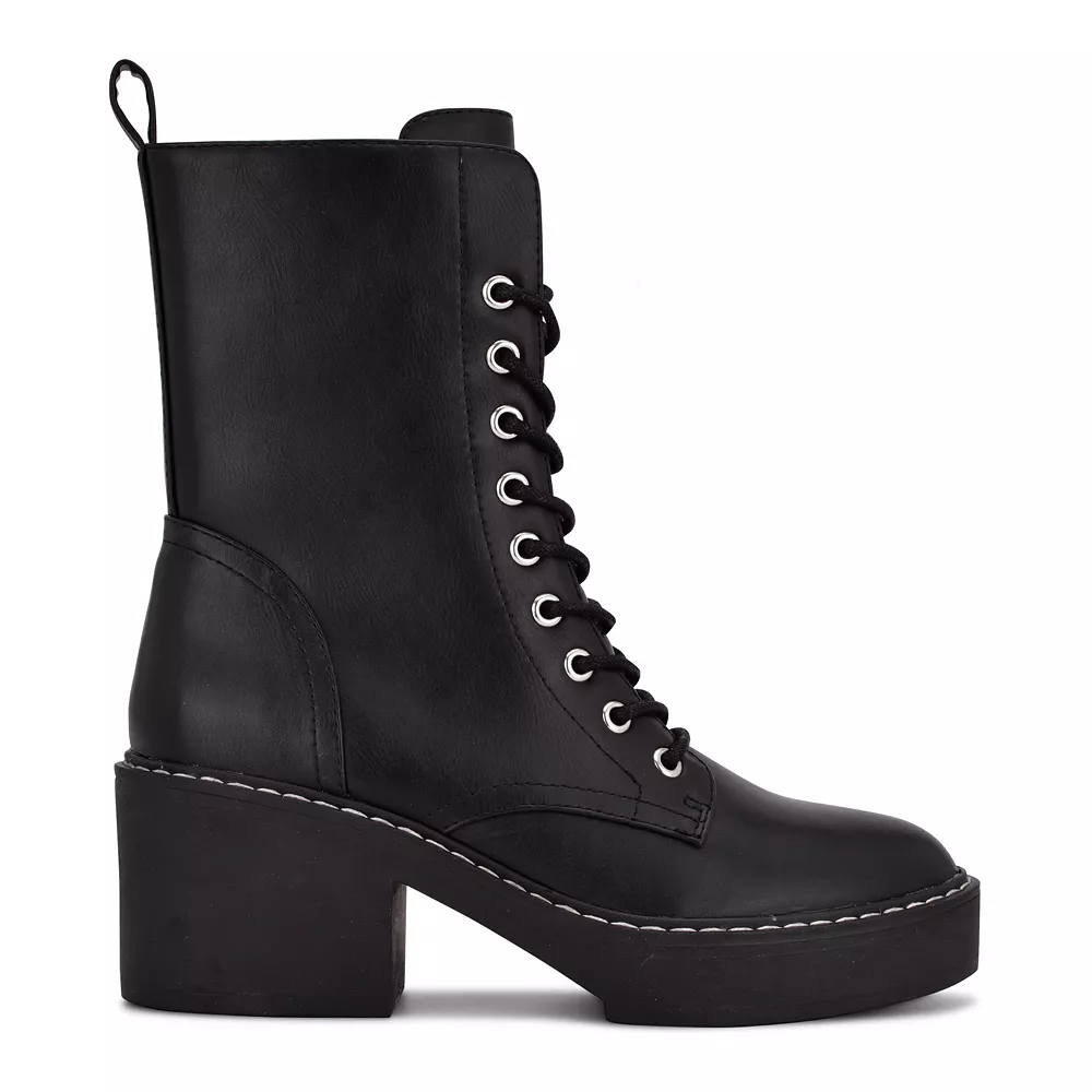 Nine West Denie Women's Combat Boots 5 Nine West Denie Women's Combat Boots - Image 3