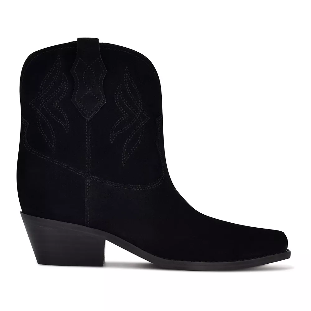 Nine West Texen Women's Suede Western Boots 6 Nine West Texen Women's Suede Western Boots - Image 4