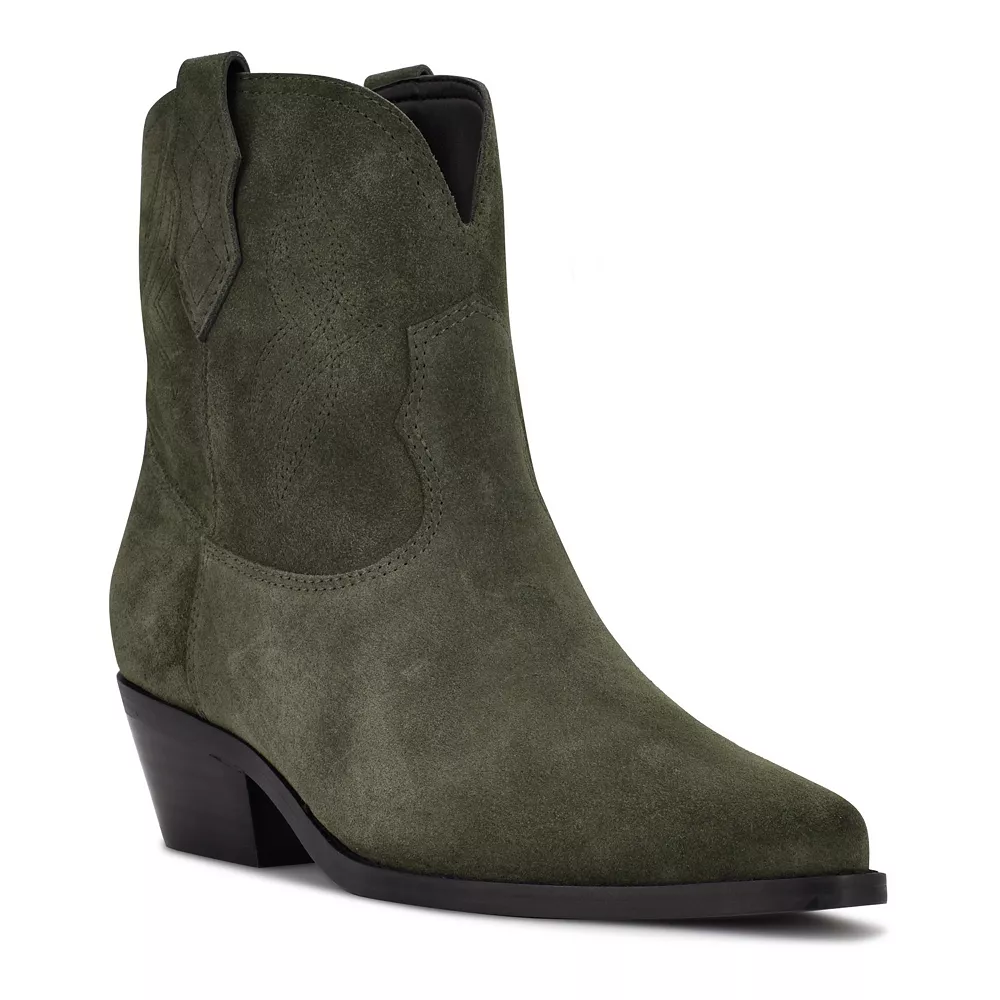 Nine West Texen Women's Suede Western Boots 5 Nine West Texen Women's Suede Western Boots - Image 3