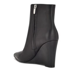 Nine West Paes Women's Leather Wedge Booties 15 Nine West Paes Women's Leather Wedge Booties -Nine West shop 5904083 ALT4