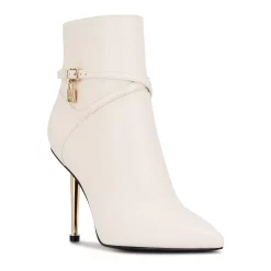 Nine West Tarin Women's Heeled Ankle Boots 11 Nine West Tarin Women's Heeled Ankle Boots -Nine West shop 5904087 White