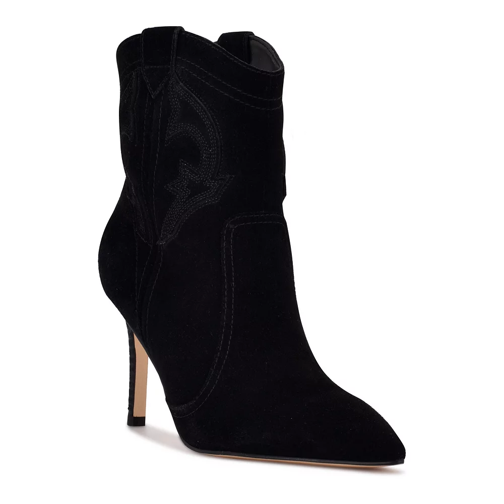 Nine West Flows Women's Suede Ankle Boots 4 Nine West Flows Women's Suede Ankle Boots - Image 2