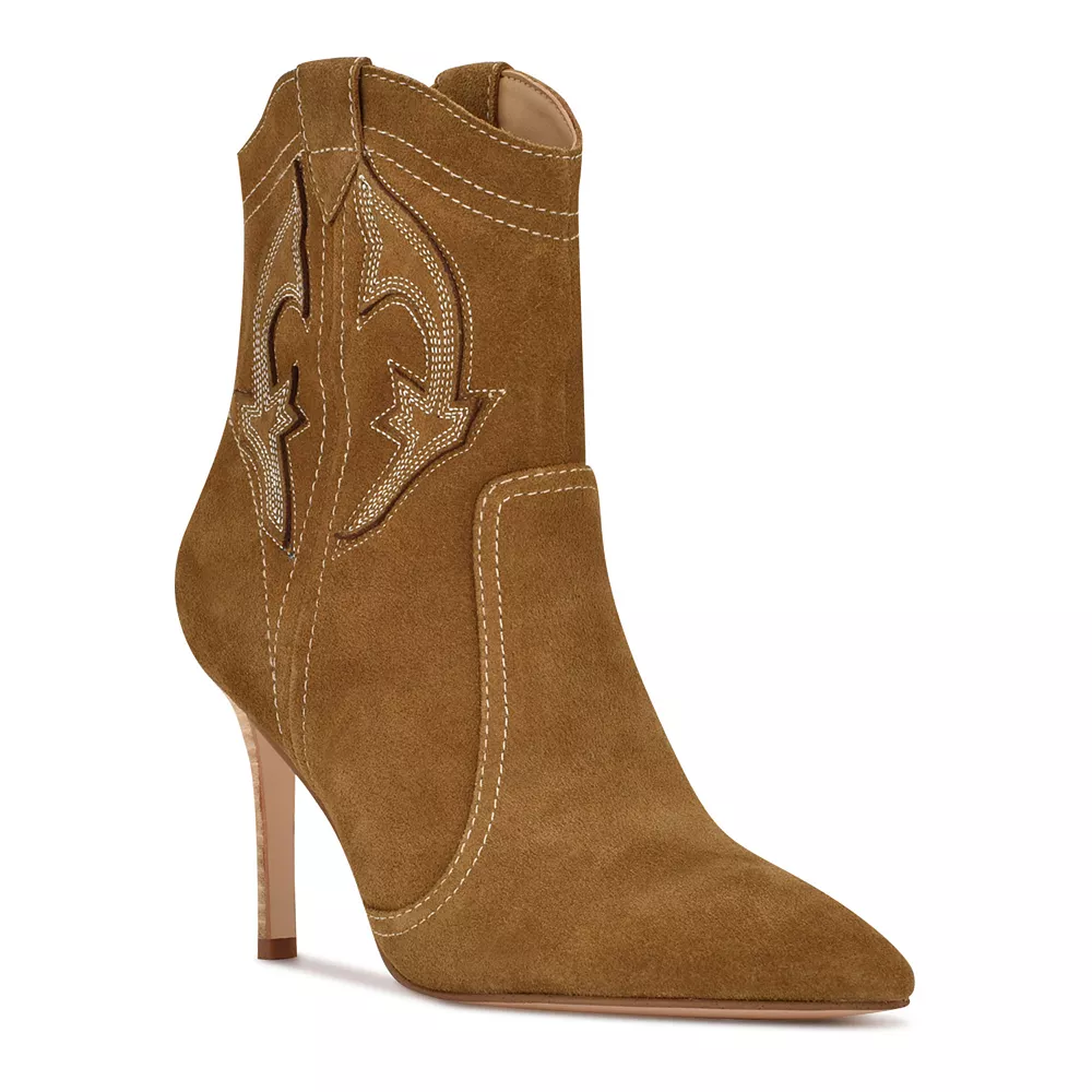 Nine West Flows Women's Suede Ankle Boots 3 Nine West Flows Women's Suede Ankle Boots