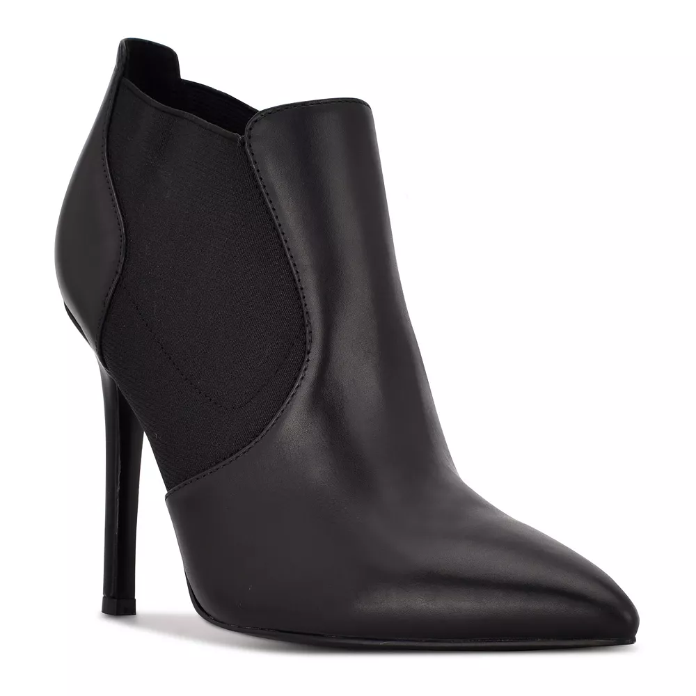 Nine West Kaia Women's Leather Ankle Boots 4 Nine West Kaia Women's Leather Ankle Boots - Image 2