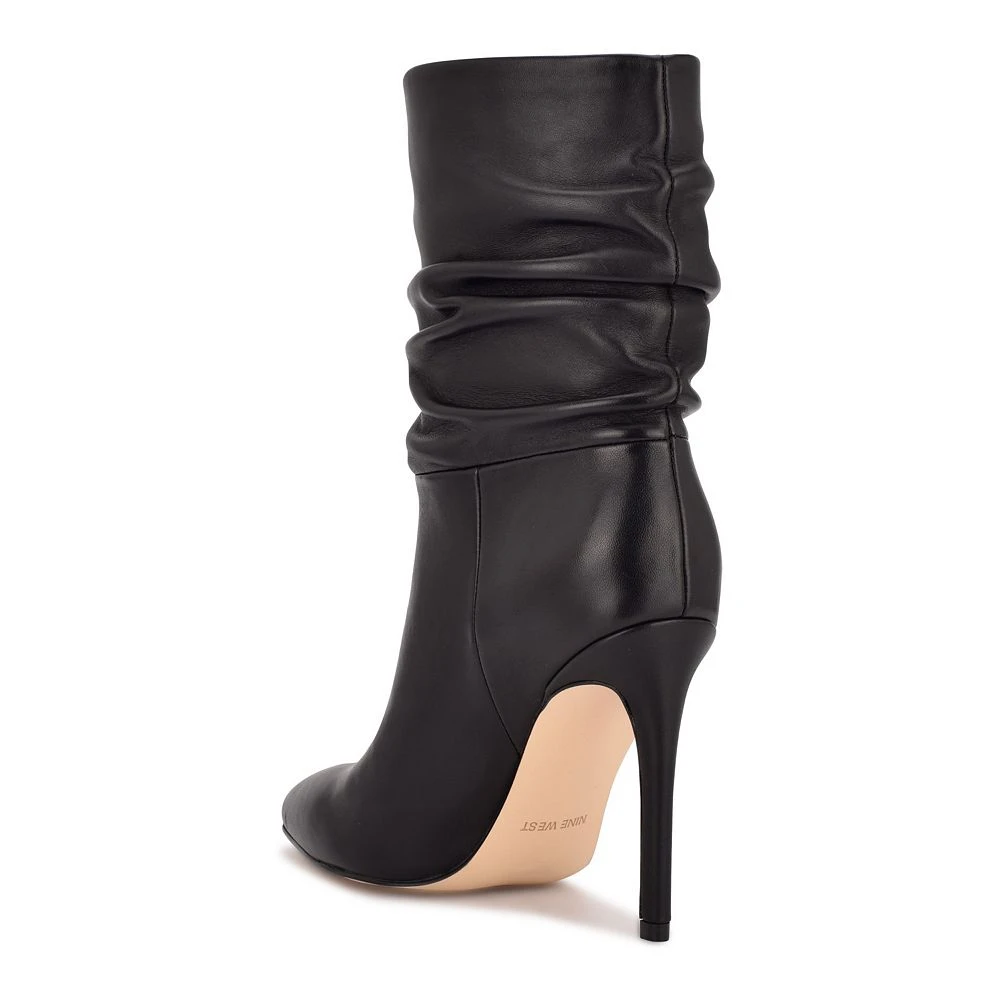 Nine West Jenn Women's Leather Ankle Boots 8 Nine West Jenn Women's Leather Ankle Boots - Image 6