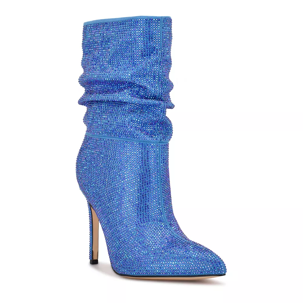 Nine West Jenn Women's Rhinestone Slouch Boots 4 Nine West Jenn Women's Rhinestone Slouch Boots - Image 2