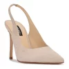 Nine West Feather Women's Suede Sling Back Pumps 1 Nine West Feather Women's Suede Sling Back Pumps -Nine West shop 5911106 Light Beige Suede