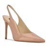 Nine West Feather Women's Sling Back Pumps 2 Nine West Feather Women's Sling Back Pumps -Nine West shop 5911107 Medium Natural Patent
