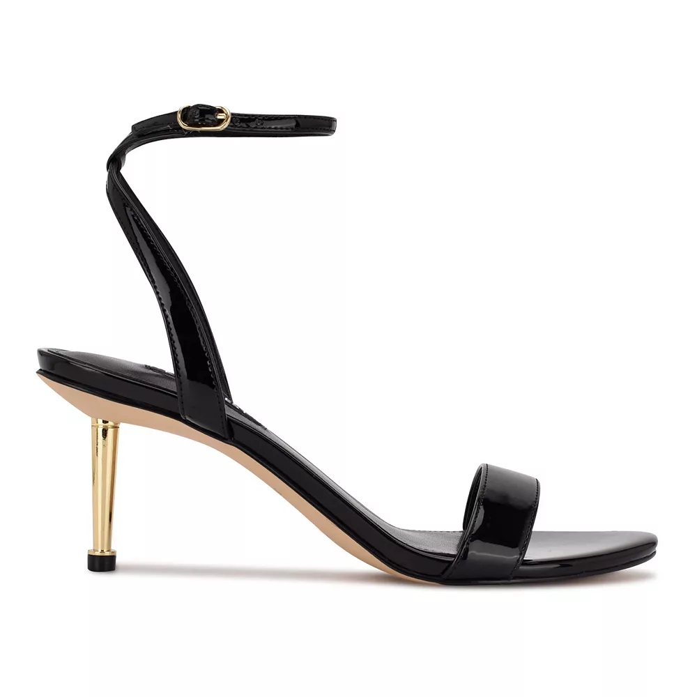 Nine West Anny Women's Strappy Heeled Dress Sandals 4 Nine West Anny Women's Strappy Heeled Dress Sandals - Image 2