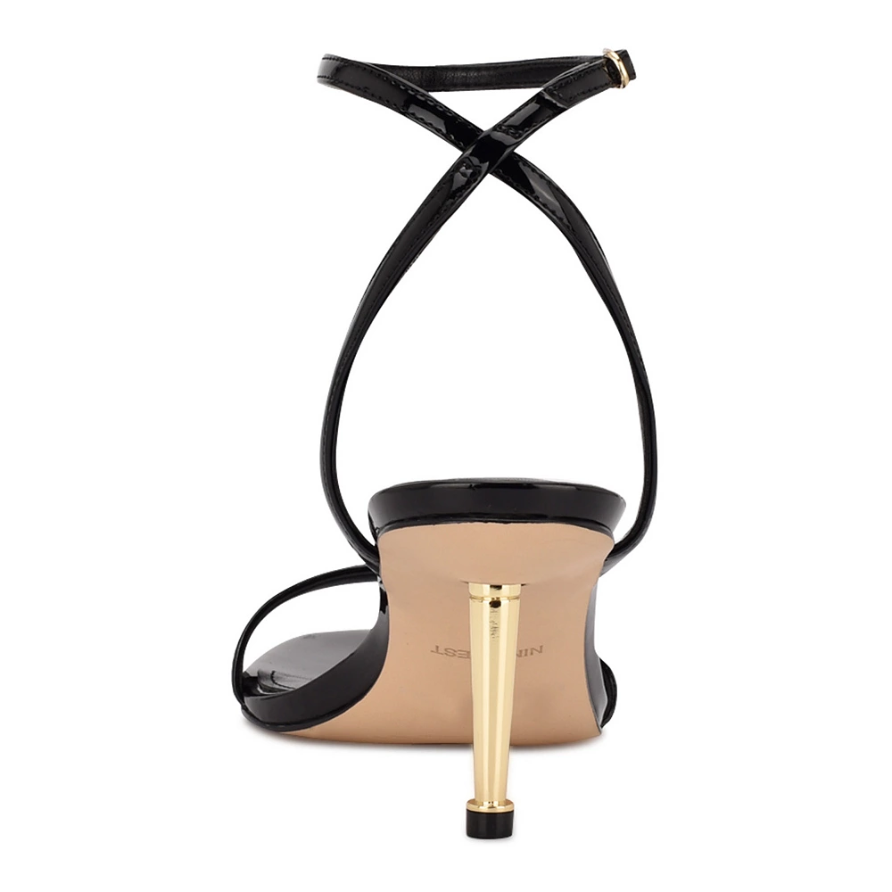 Nine West Anny Women's Strappy Heeled Dress Sandals 7 Nine West Anny Women's Strappy Heeled Dress Sandals - Image 5