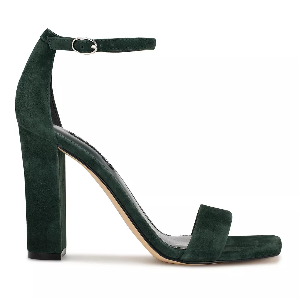 Nine West Marrie Women's Suede Dress Sandals 6 Nine West Marrie Women's Suede Dress Sandals - Image 4