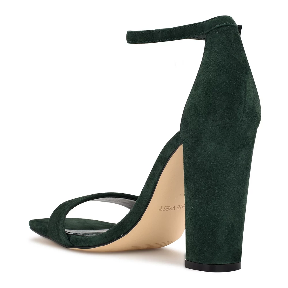 Nine West Marrie Women's Suede Dress Sandals 9 Nine West Marrie Women's Suede Dress Sandals - Image 7