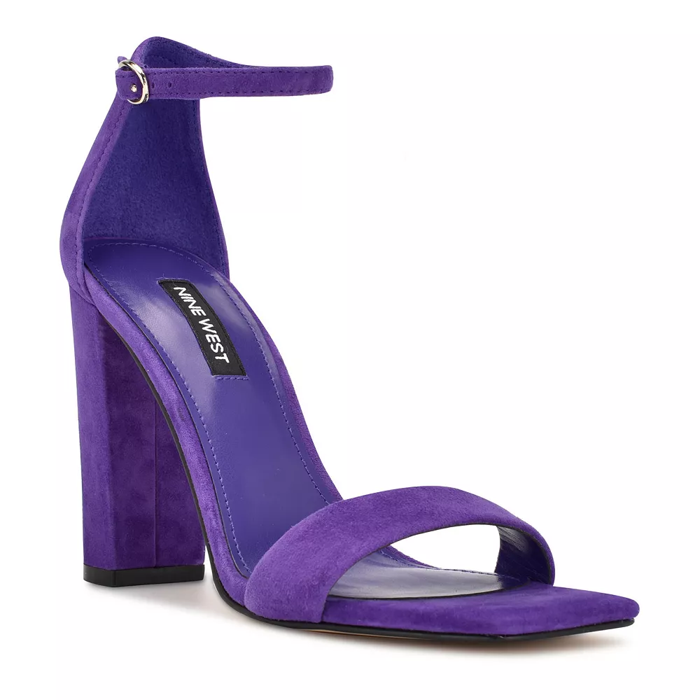 Nine West Marrie Women's Suede Dress Sandals 4 Nine West Marrie Women's Suede Dress Sandals - Image 2