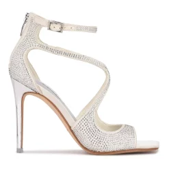 Nine West Tulah Women's Rhinestone Dress Sandals 8 Nine West Tulah Women's Rhinestone Dress Sandals -Nine West shop 5911675 ALT