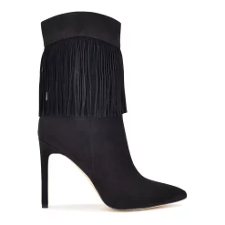 Nine West Tries Women's Fringe Ankle Boots 9 Nine West Tries Women's Fringe Ankle Boots -Nine West shop 5947183 ALT