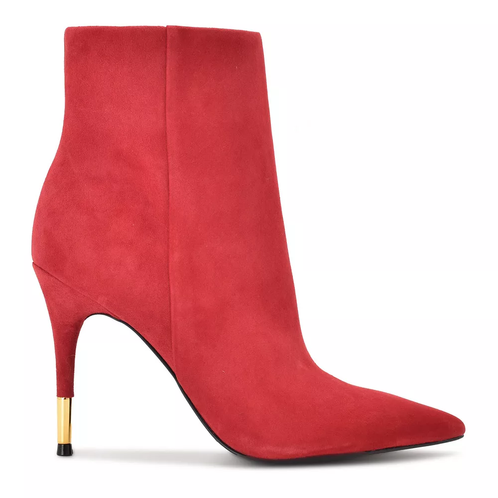 Nine West Bolana Women's Suede Heeled Ankle Boots 4 Nine West Bolana Women's Suede Heeled Ankle Boots - Image 2