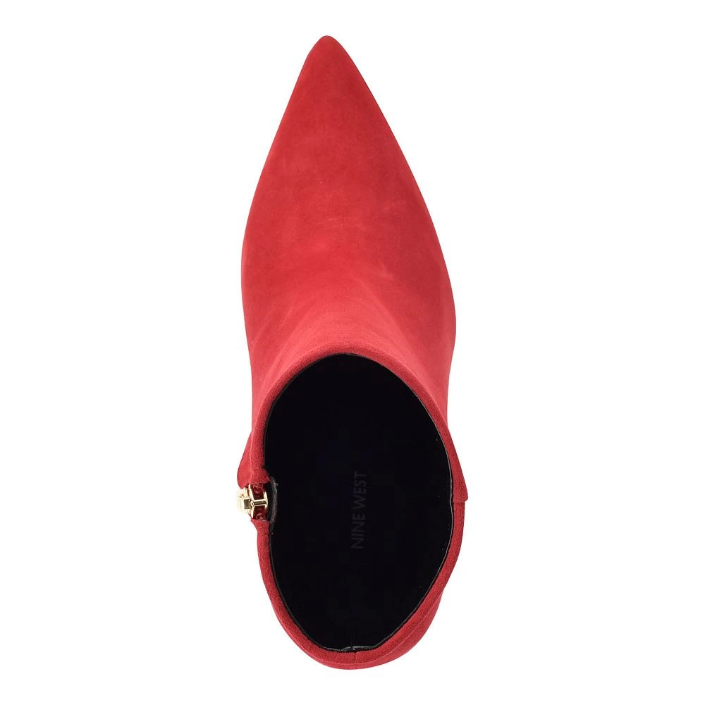 Nine West Bolana Women's Suede Heeled Ankle Boots 6 Nine West Bolana Women's Suede Heeled Ankle Boots - Image 4