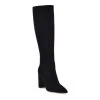Nine West Danee Women's Suede Knee-High Boots -Nine West shop 5955037 Black Suede