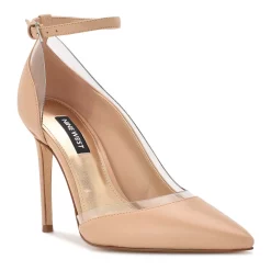 Nine West Freze Women's D'Orsay Heels -Nine West shop 5961444 Light Natural Clear