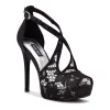 Nine West Hanya Women's Platform Heels -Nine West shop 5965703 Black Clear